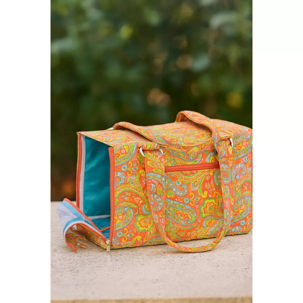 Bolso de mano transportador para mascotas pequeñas con múltiples bolsillos cremallera